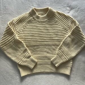 Universal Thread Men's Textured Cream Sweater